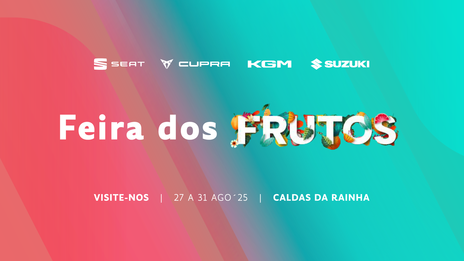Visite-nos na feira dos FRUTOS